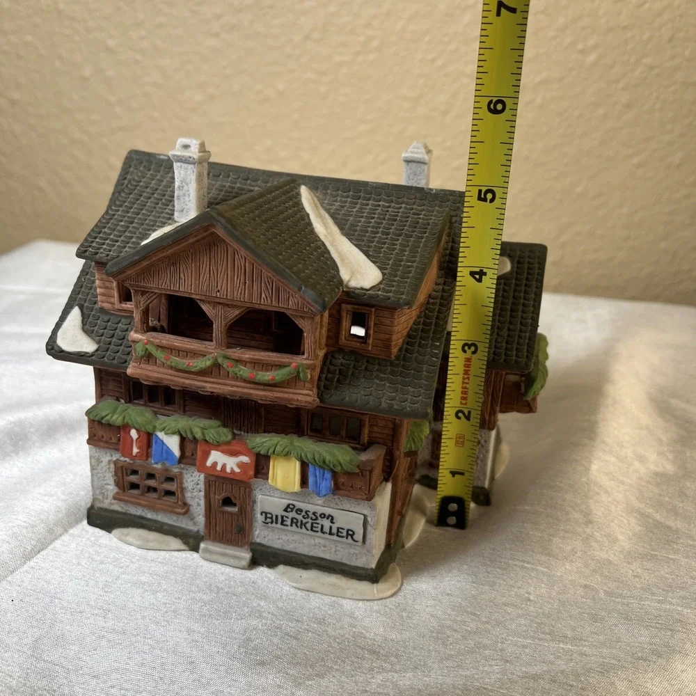 Vintage 1986 Dept 56 Alpine Village Besson Bierkeller #65404 Retired Beer Cellar